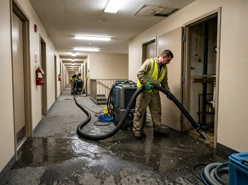 multi-unit-apartment-hallway-f-005 — frequently asked questions, Emergency Burst Pipe Water Extraction & Removal in Carrollt…